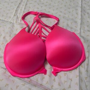 PINK FRONT CLASP VICTORIA’S SECRET VERY SEXY PUSH UP 32DDD BRA